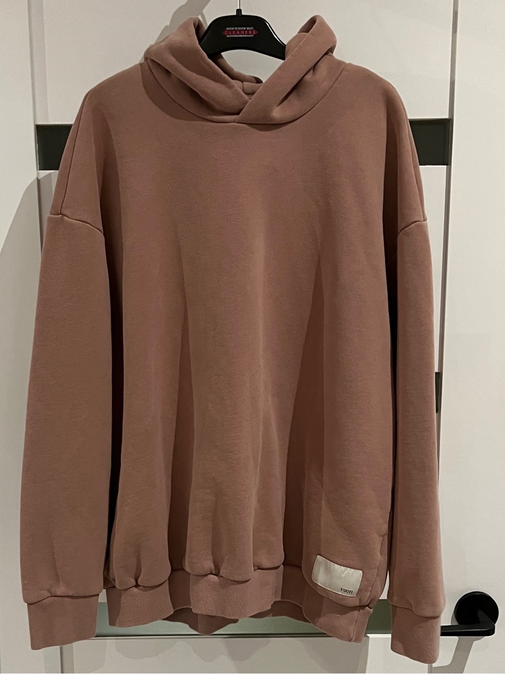 Vuori Restore Oversized Hoodie Small Canyon Clay Pink Large